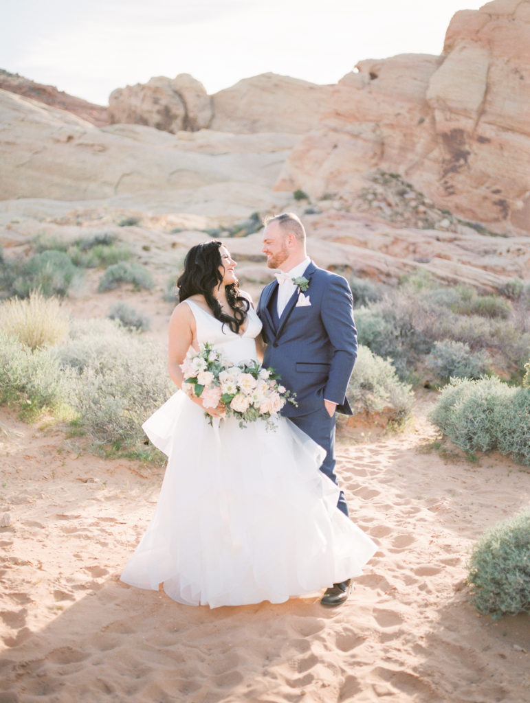Bride and Groom Portraits - Valley of Fire